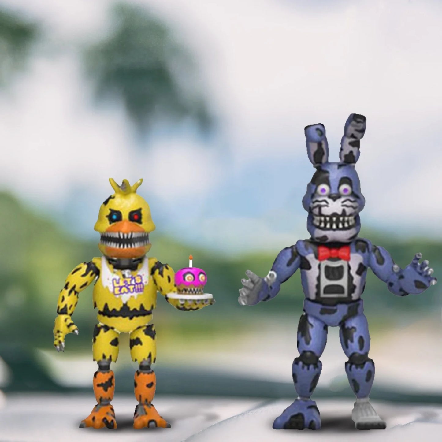 4Pcs/Set Five Nights at Freddy'S Action Figures FNAF Action Figures - Exclusive Collection - Five Nights at Freddy'S Toys for Kids Age 14+, B