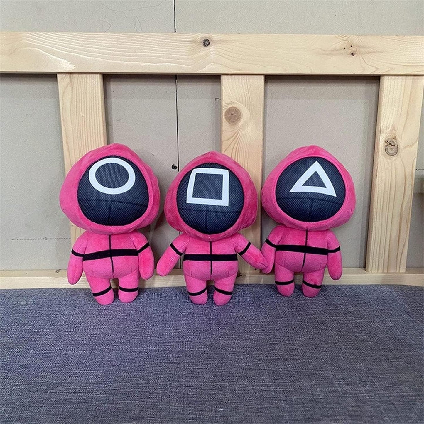 Cute TV Game Plush Squid Toy Kawaii Peluche Stuffed Doll Funny Cartoon Game Plushie Toys Halloween Christmas Kids Gift Circle 7.9 Inch