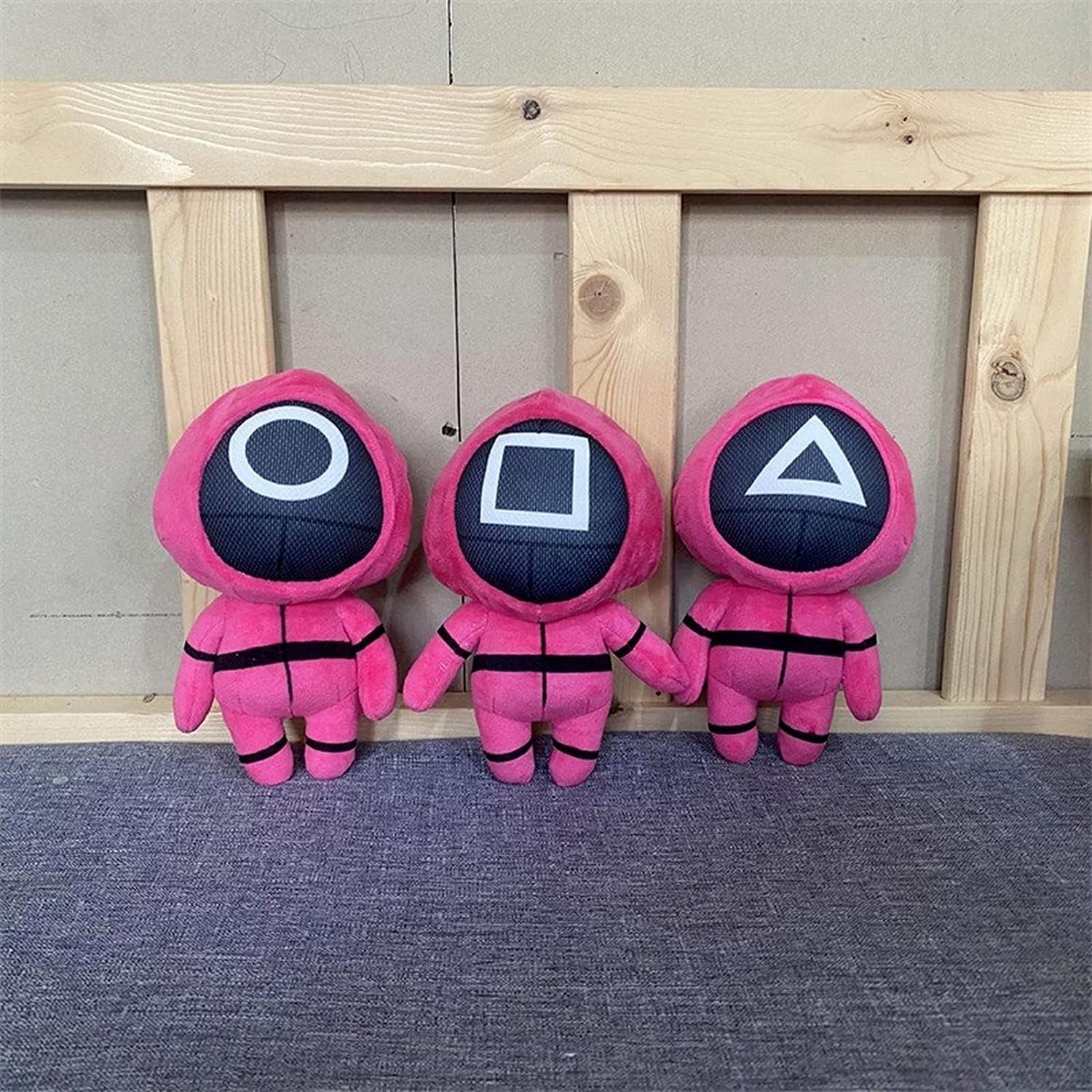 Cute TV Game Plush Squid Toy Kawaii Peluche Stuffed Doll Funny Cartoon Game Plushie Toys Halloween Christmas Kids Gift Circle 7.9 Inch