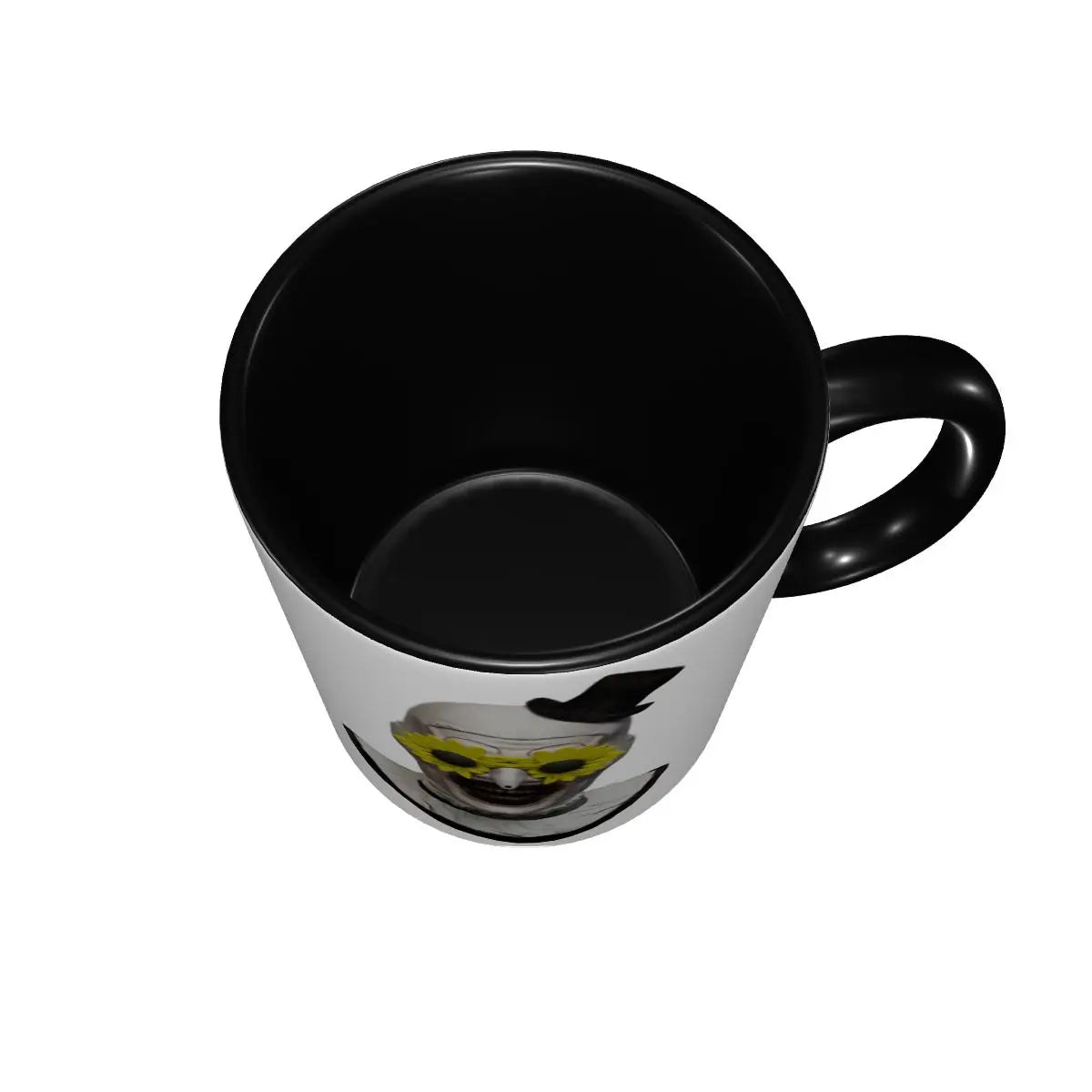 Sunflower Glasses Art the Clown Coffee Mug Kawaii Terrifier Movie Tea Cups Gift for Women Men