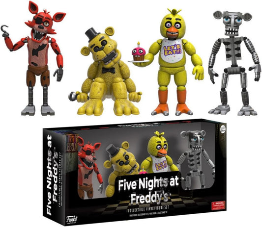 4Pcs/Set Five Nights at Freddy'S Action Figures FNAF Action Figures - Exclusive Collection - Five Nights at Freddy'S Toys for Kids Age 14+, B