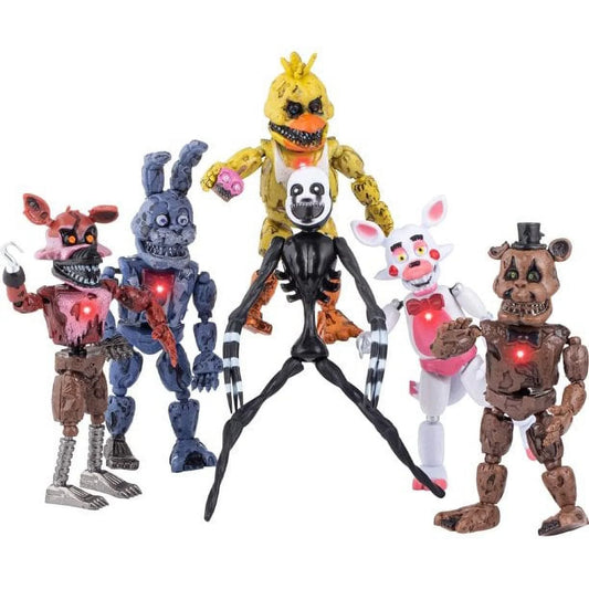 Five Nights at Freddy'S FNAF 6'' Action Figures 6 Pcs Toy Birthday Xmas Gift