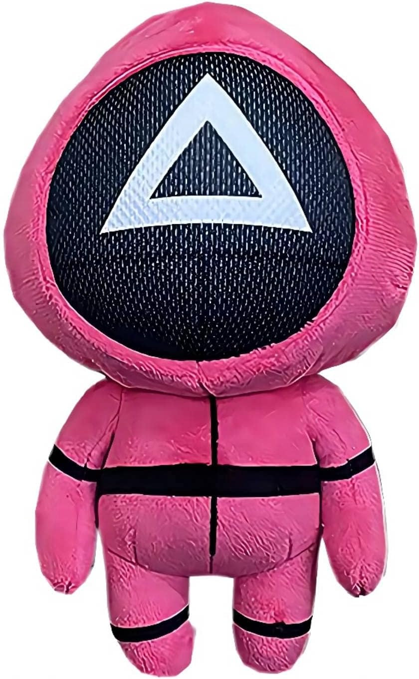 Cute TV Game Plush Squid Toy Kawaii Peluche Stuffed Doll Funny Cartoon Game Plushie Toys Halloween Christmas Kids Gift Circle 7.9 Inch
