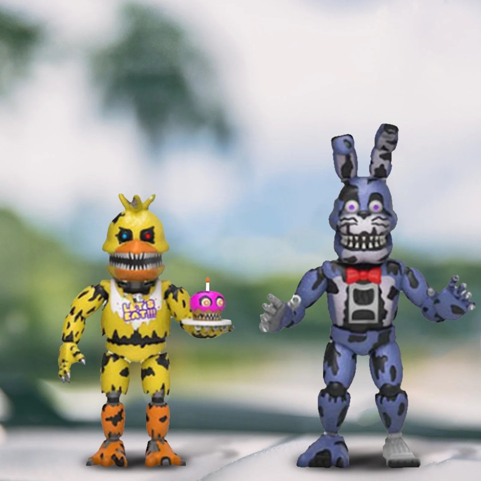 4Pcs/Set Five Nights at Freddy'S Action Figures FNAF Action Figures - Exclusive Collection - Five Nights at Freddy'S Toys for Kids Age 14+, B