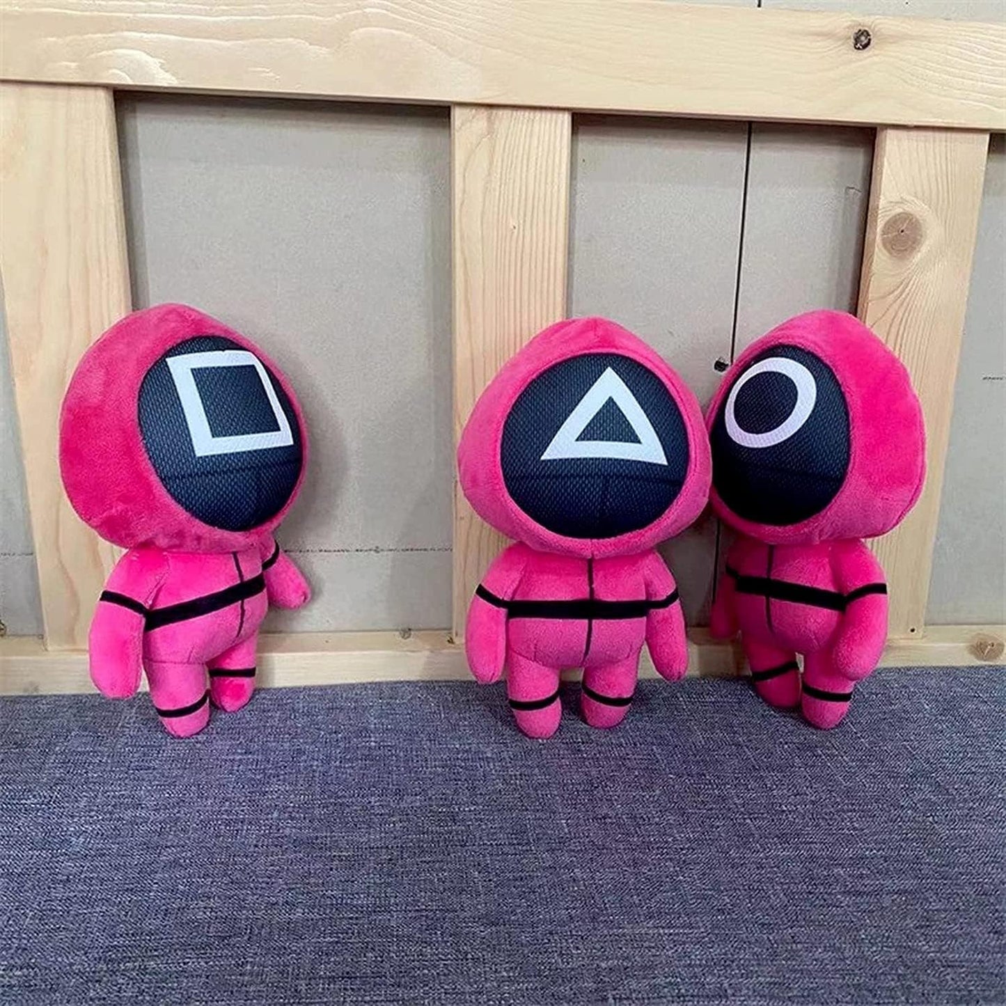 Cute TV Game Plush Squid Toy Kawaii Peluche Stuffed Doll Funny Cartoon Game Plushie Toys Halloween Christmas Kids Gift Circle 7.9 Inch