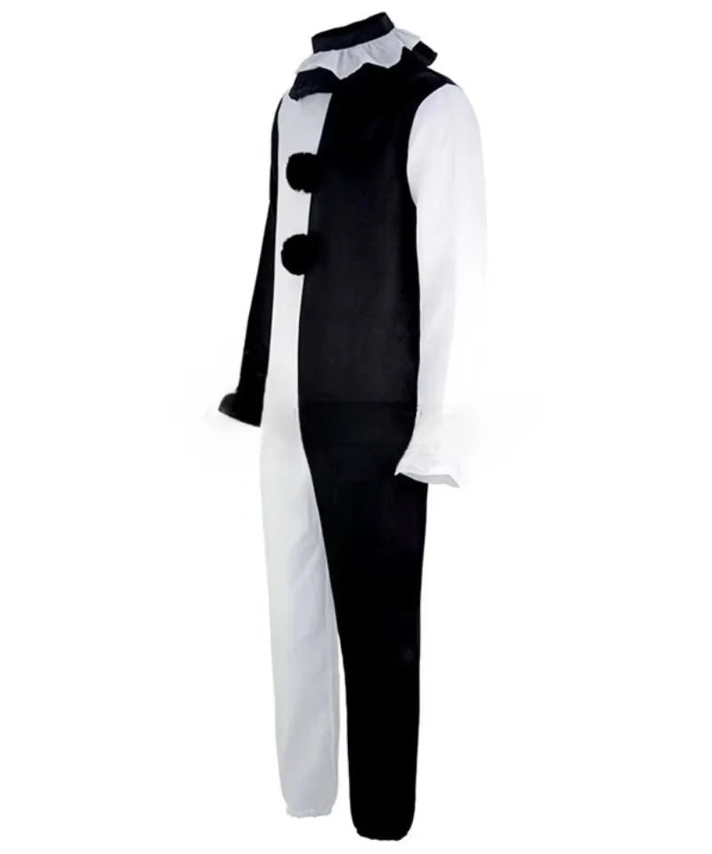 Art the Clown Cosplay Movie Terrifier 2 Art the Clown Cosplay Costume Jumpsuit Mask Halloween Costumes Mask for Men Women
