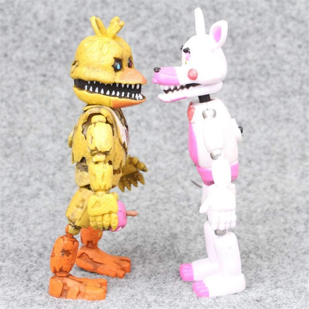 Five Nights at Freddy'S FNAF 6'' Action Figures 6 Pcs Toy Birthday Xmas Gift