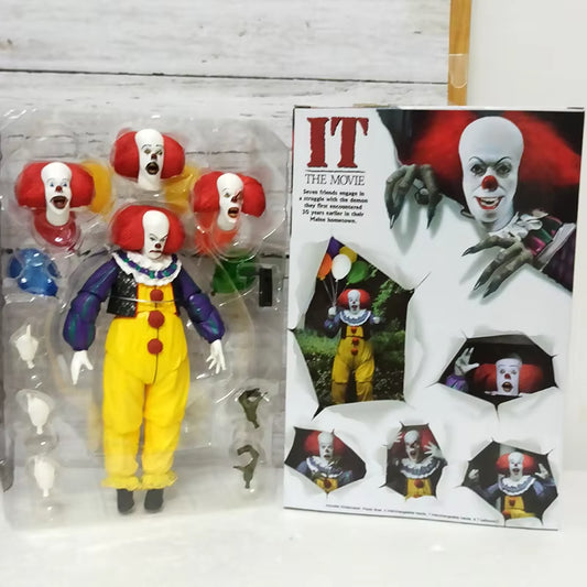 NECA Joker Stephen King Clown Pennywise Action Figure Toys for Halloween Decoration Gift