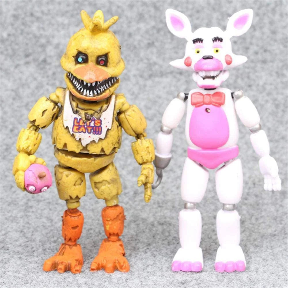 Five Nights at Freddy'S FNAF 6'' Action Figures 6 Pcs Toy Birthday Xmas Gift