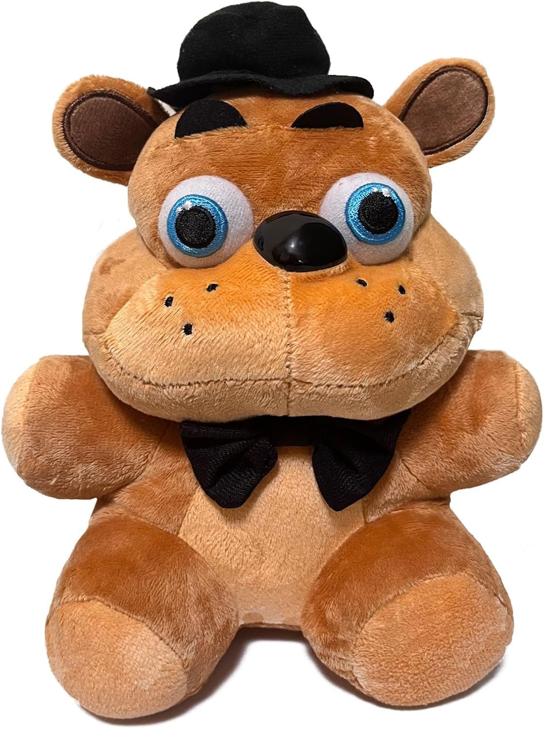FNAF Nights Plush Toy - Fazbear Plushies Stuffed Animal Doll - Brown Bear Plush Figure Toys for Games Fan, Boys & Girls, 10 Inches