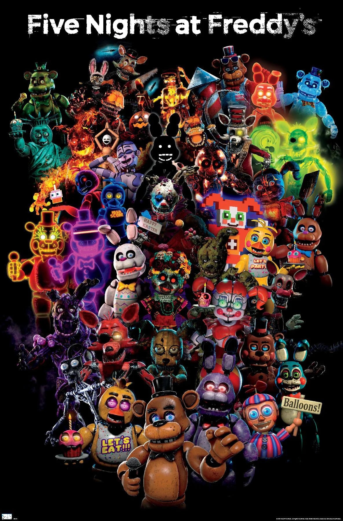 Five Nights at Freddy'S: Special Delivery - Collage Wall Poster, 22.375" X 34"