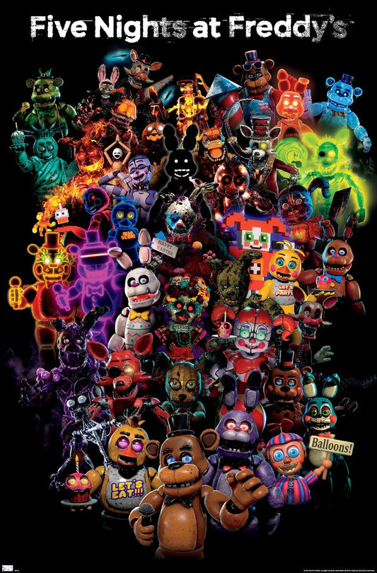 Five Nights at Freddy'S: Special Delivery - Collage Wall Poster, 22.375" X 34"
